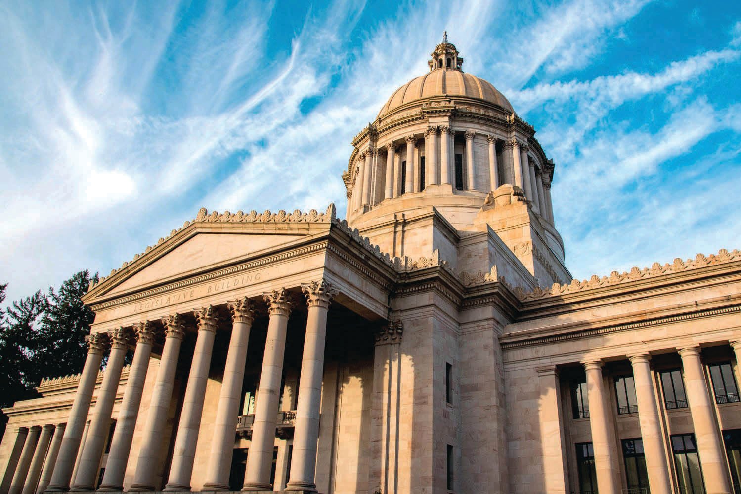 The Washington State Capitol building in Olympia is pictured